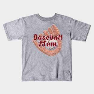 Baseball Mom Kids T-Shirt